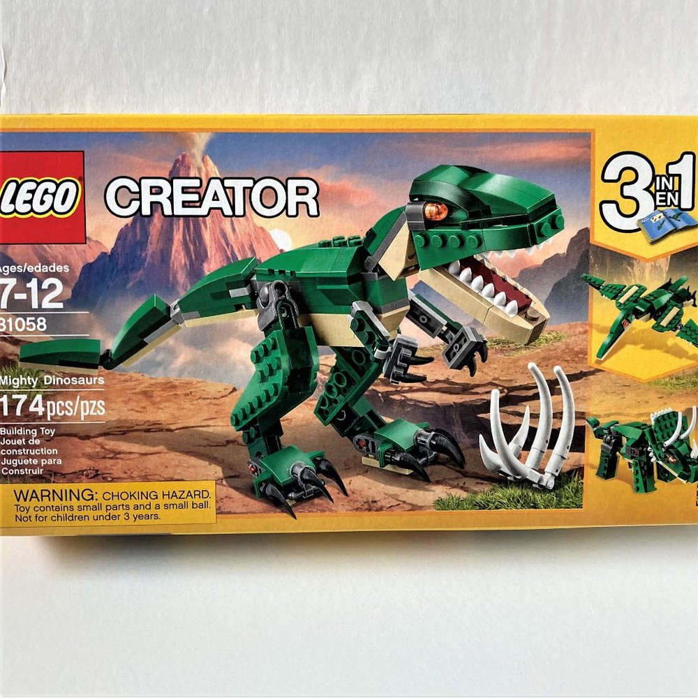 NWT Lego Creator Building Set 3 in 1 Dinosaur Raptor T-Rex
